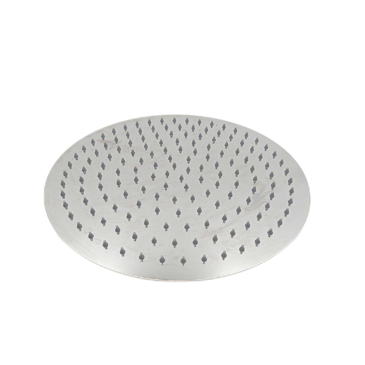 Relaxdays Duschkopf Regendusche rund 300 mm Edelstahl Hochglanz Spiegeleffekt 12 Zoll