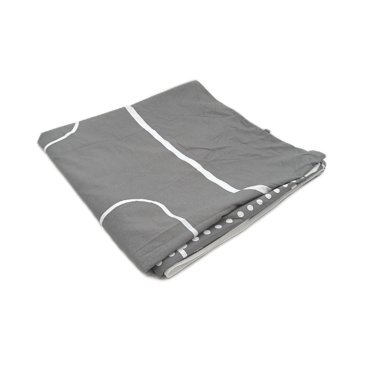 Dreamzie Bettbezug Bettwäsche Grautöne 200 cm Bett geometrisches Design Komfort