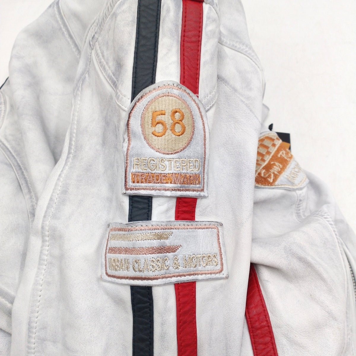 URBAN 5884 Motorradjacke Damen Protektoren Damenjacke aus Lammleder Protektoren