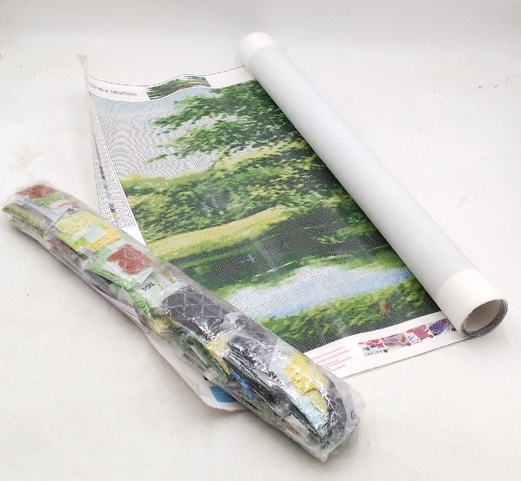 YALKIN Diamond Painting Grosses XXL 40x90cm See Landschaft DIY 5D Diamant Kunst Set