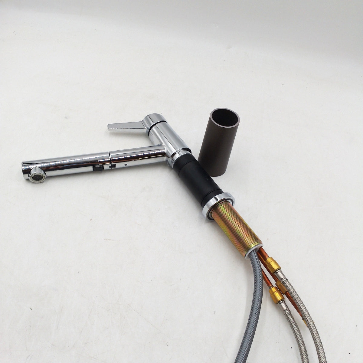 Schock Küchenarmatur Hochdruck Armatur SC510 Bronze CRISTADUR ausziehbar modern