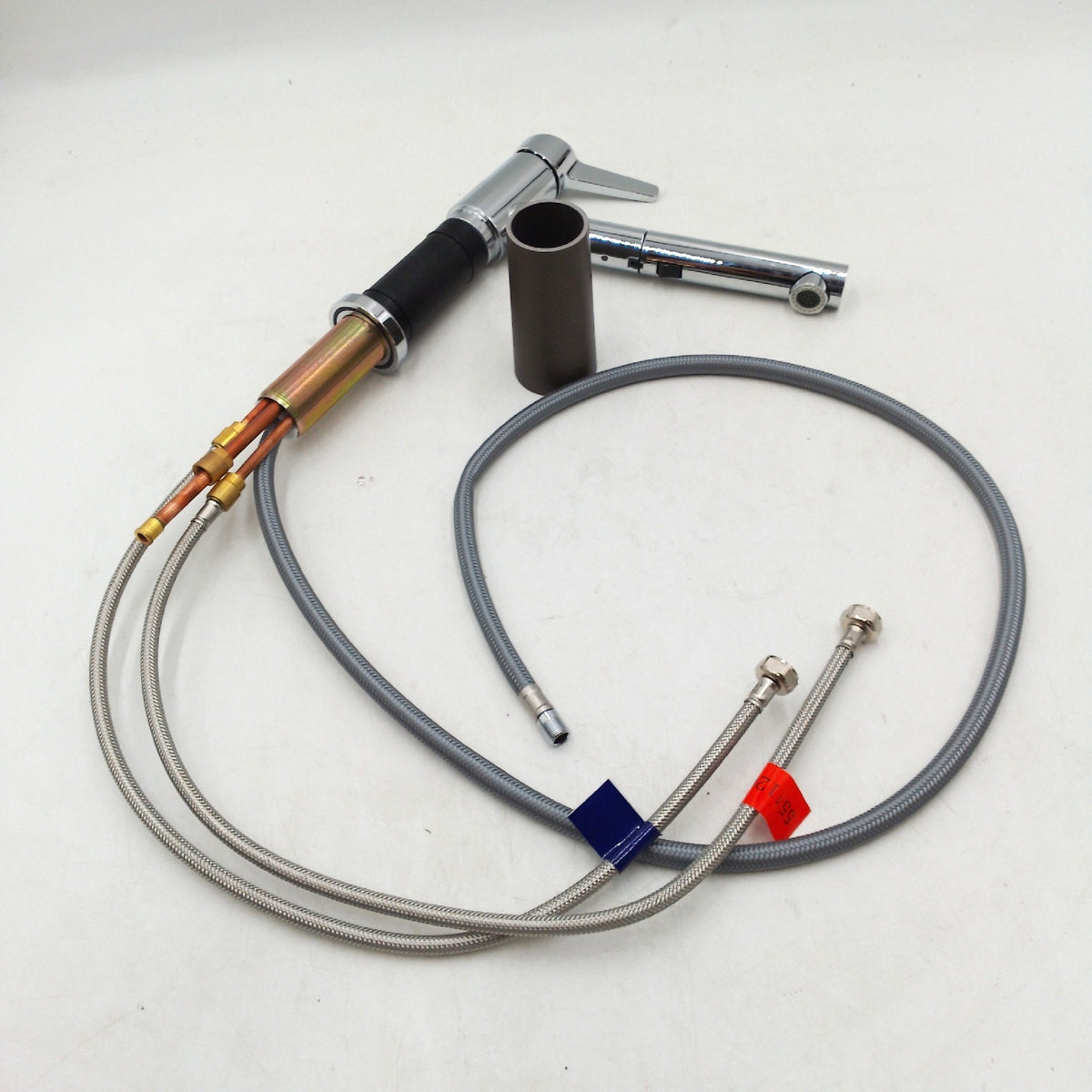 Schock Küchenarmatur Hochdruck Armatur SC510 Bronze CRISTADUR ausziehbar modern