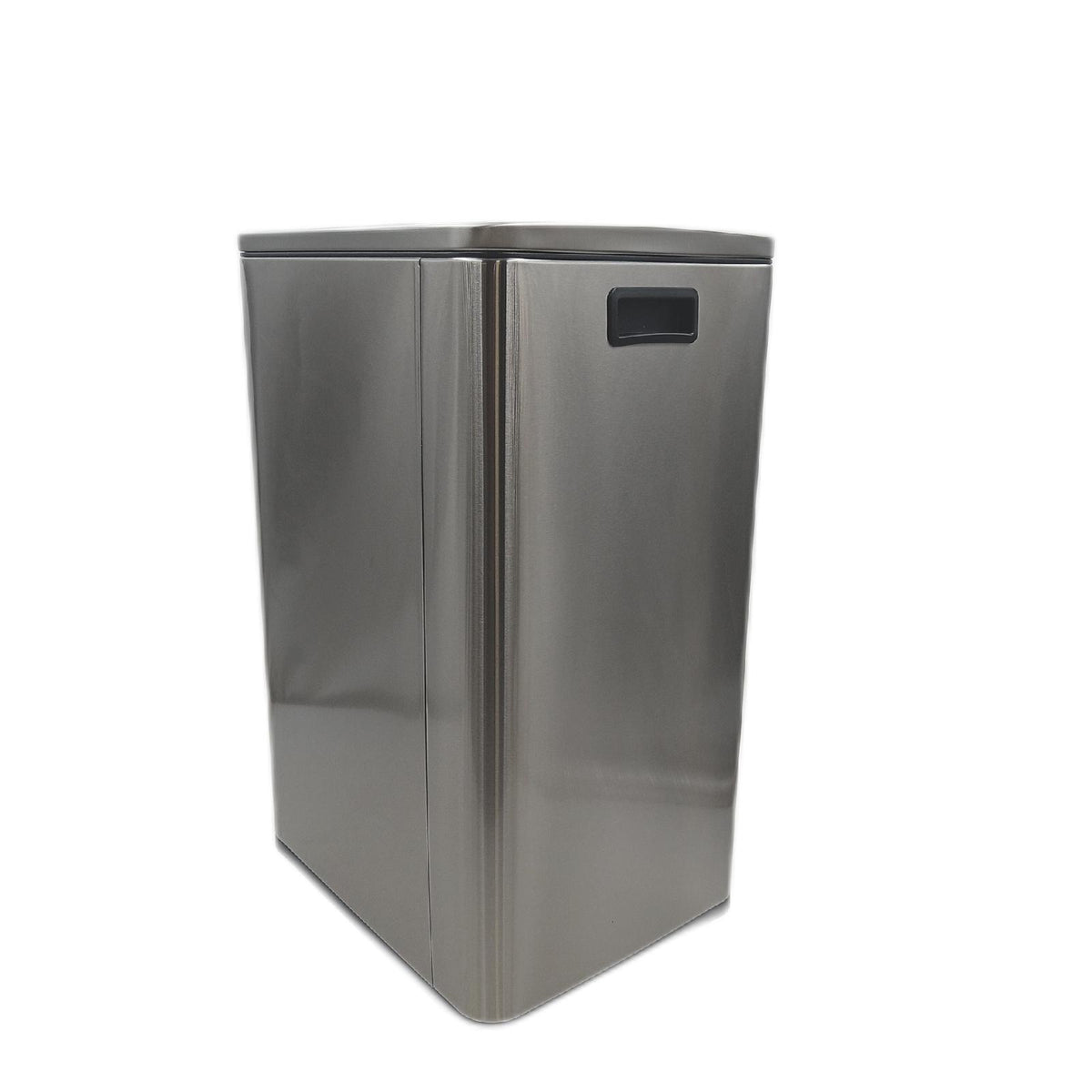 SONGMICS Mülleimer 50 L Edelstahl mit Softclose Deckel und 15 Müllsäcke herausnehmbar