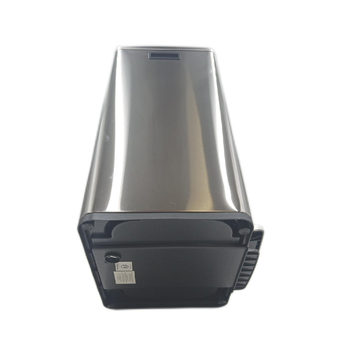 SONGMICS Mülleimer 50 L Edelstahl mit Softclose Deckel und 15 Müllsäcke herausnehmbar