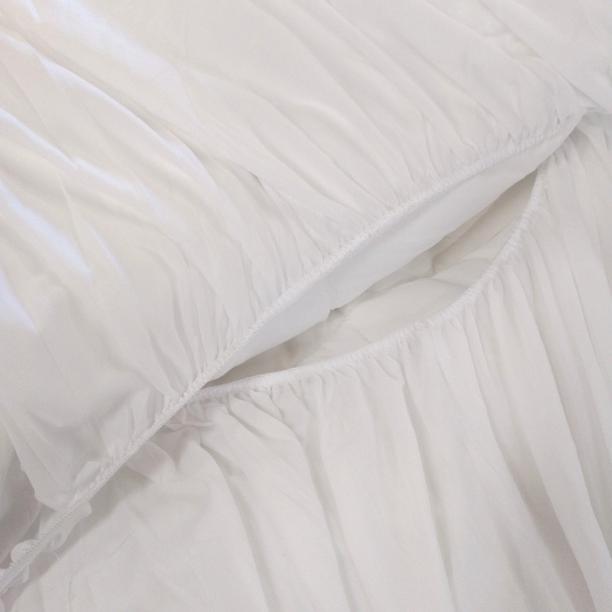BedStory Matratzen Topper 160 x 200 cm Weiß 800gsm Ultraweich Matratzenauflage mit tiefen Taschen bis 40 cm Höhe