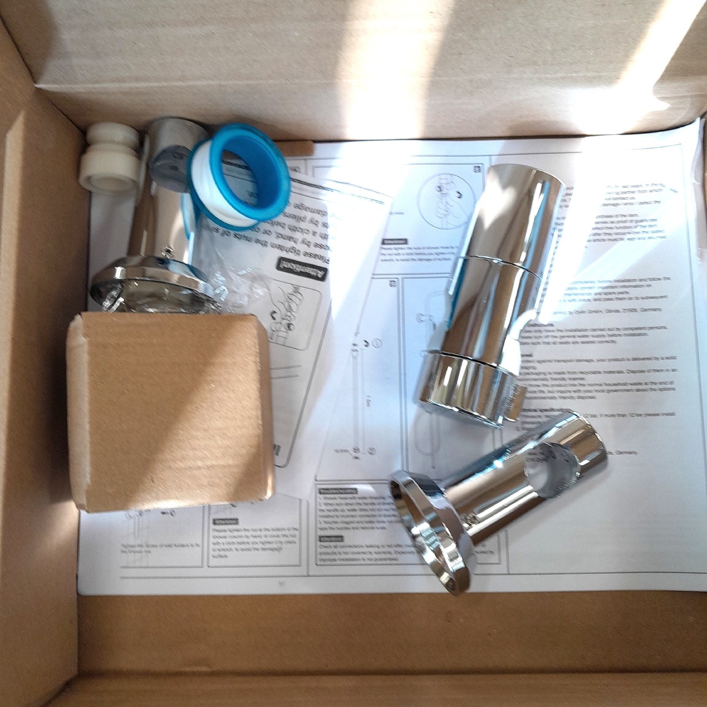 JOHO Regendusche Set Duschsystem Edelstahl Wassersparend Design Modern Spa Erlebnis