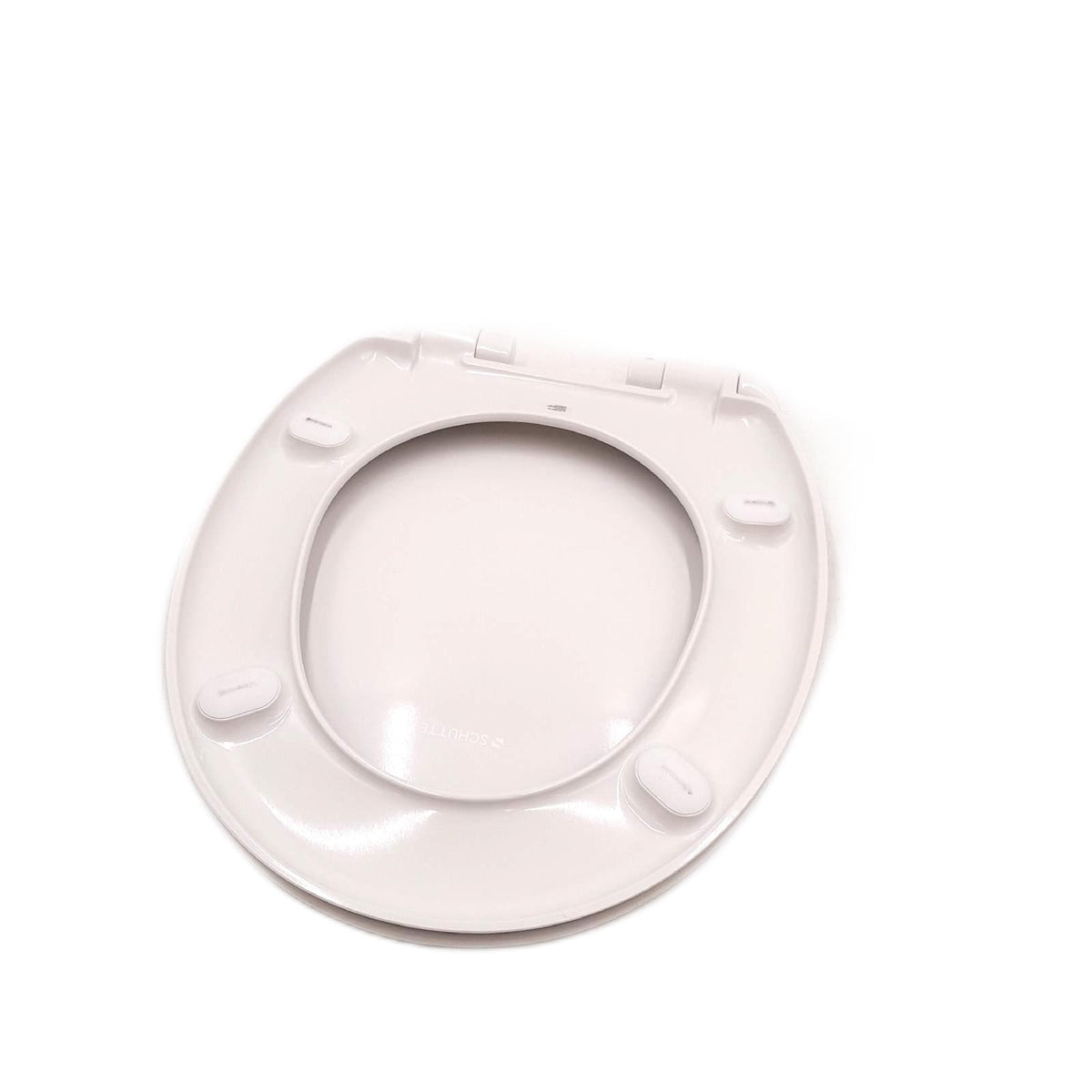 SCHÜTTE Oval WC Sitz Absenkautomatik Abnehmbarer Klodeckel bruchsicher Duroplast Weiß
