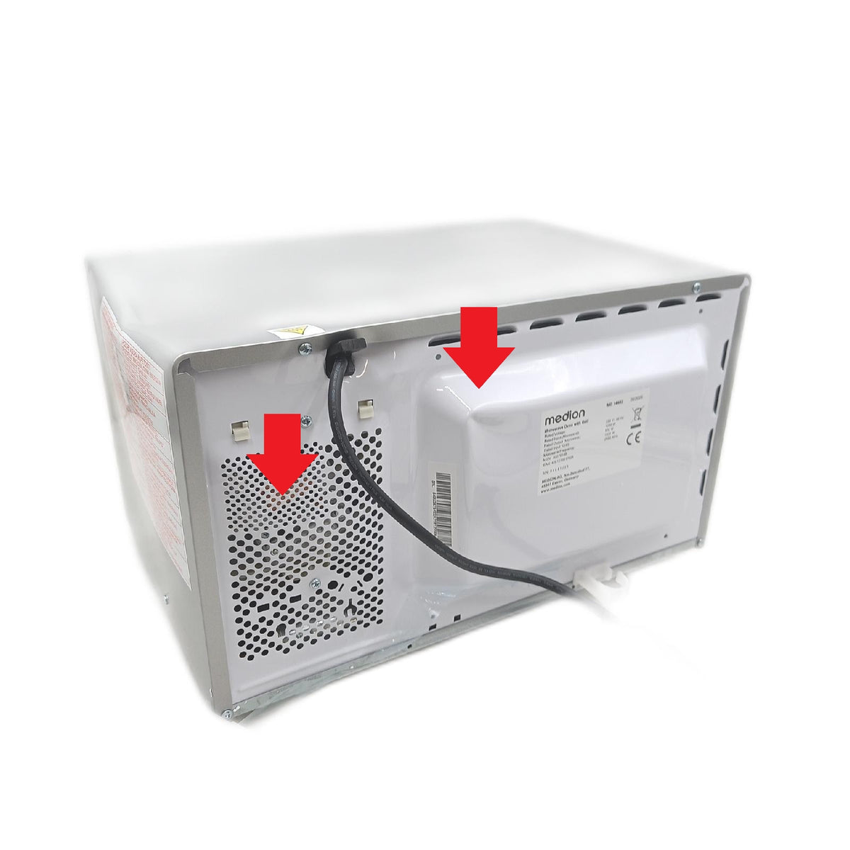MEDION MD 14482 Mikrowelle Grill 20L Garraum 8 Automatikprogramm - Unvollständig