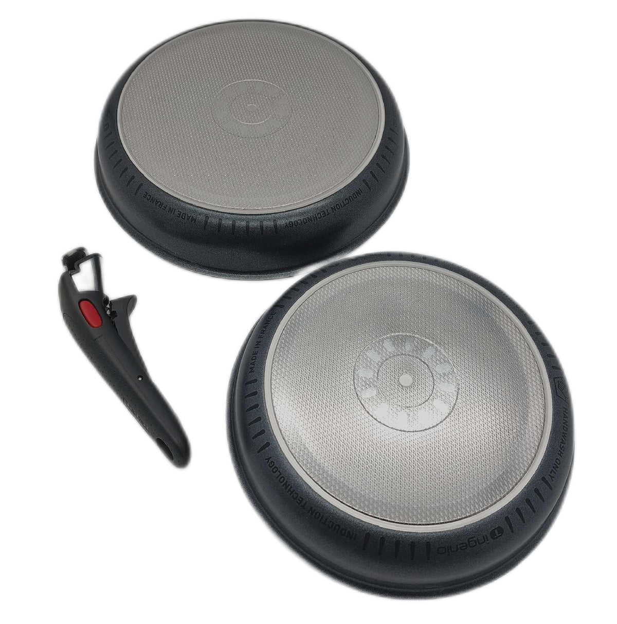 Tefal Ingenio Enjoy 3 teiliges Pfannenset abnehmbarer Griff tie