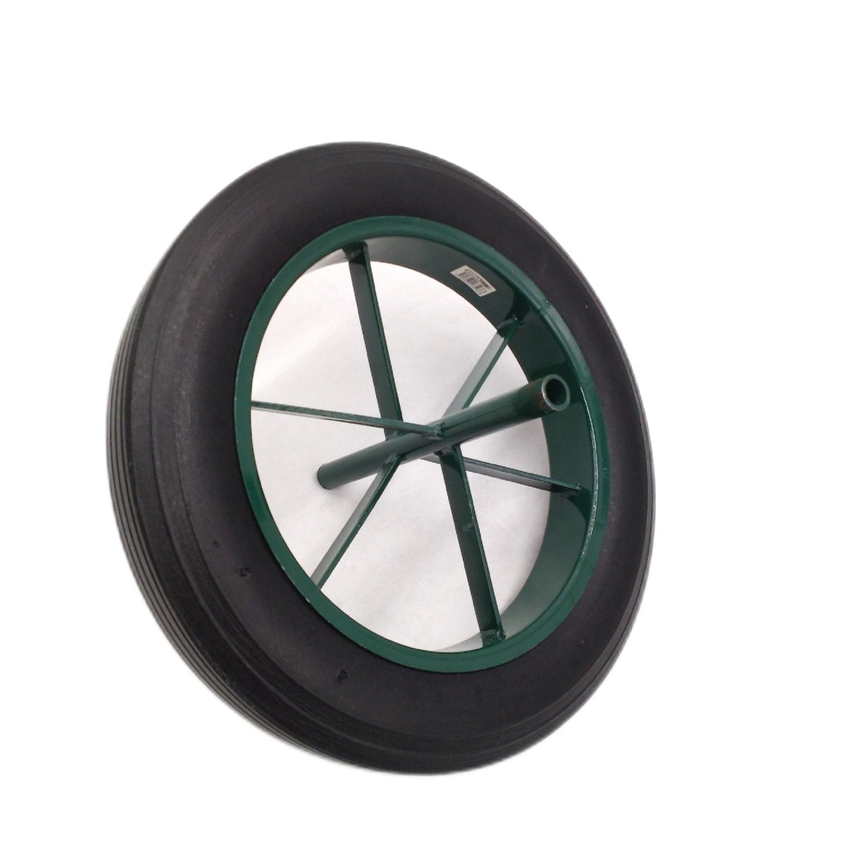 WERKA PRO pannensicheres Rad 15 Zoll 385 x 66 mm Hartreifen Achse 20 mm