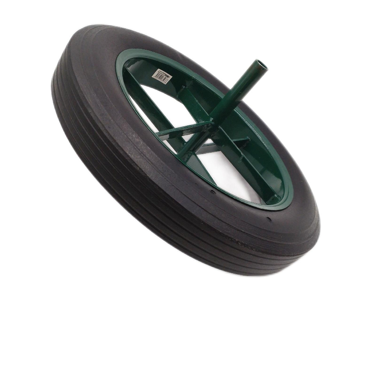WERKA PRO pannensicheres Rad 15 Zoll 385 x 66 mm Hartreifen Achse 20 mm