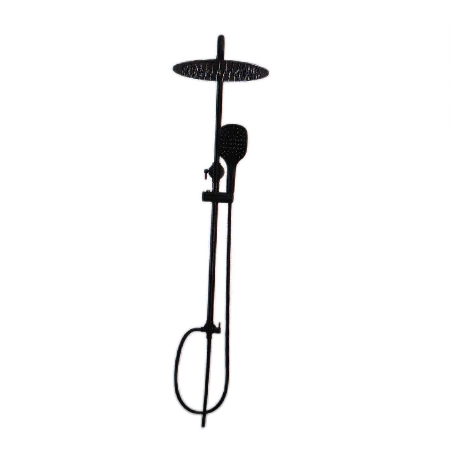 Görbach Duschsystem Badarmaturen Hochhäuser Duschset Modern Design Schwarz