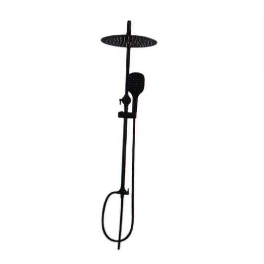 Görbach Duschsystem Badarmaturen Hochhäuser Duschset Modern Design Schwarz