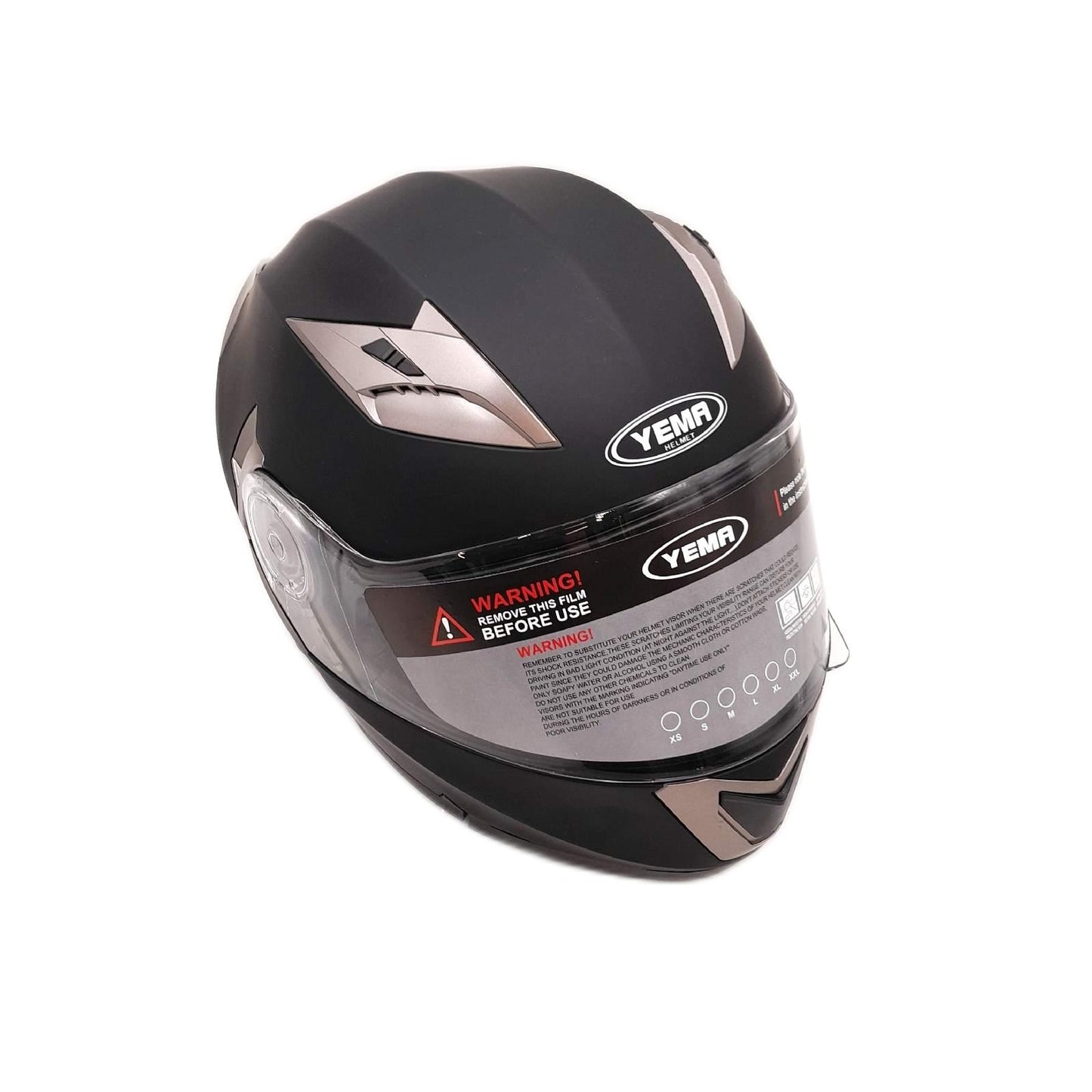 YEMA Motorradhelm Rollerhelm Sicherheit YM 925 Modular Herren Damen unverzichtbar