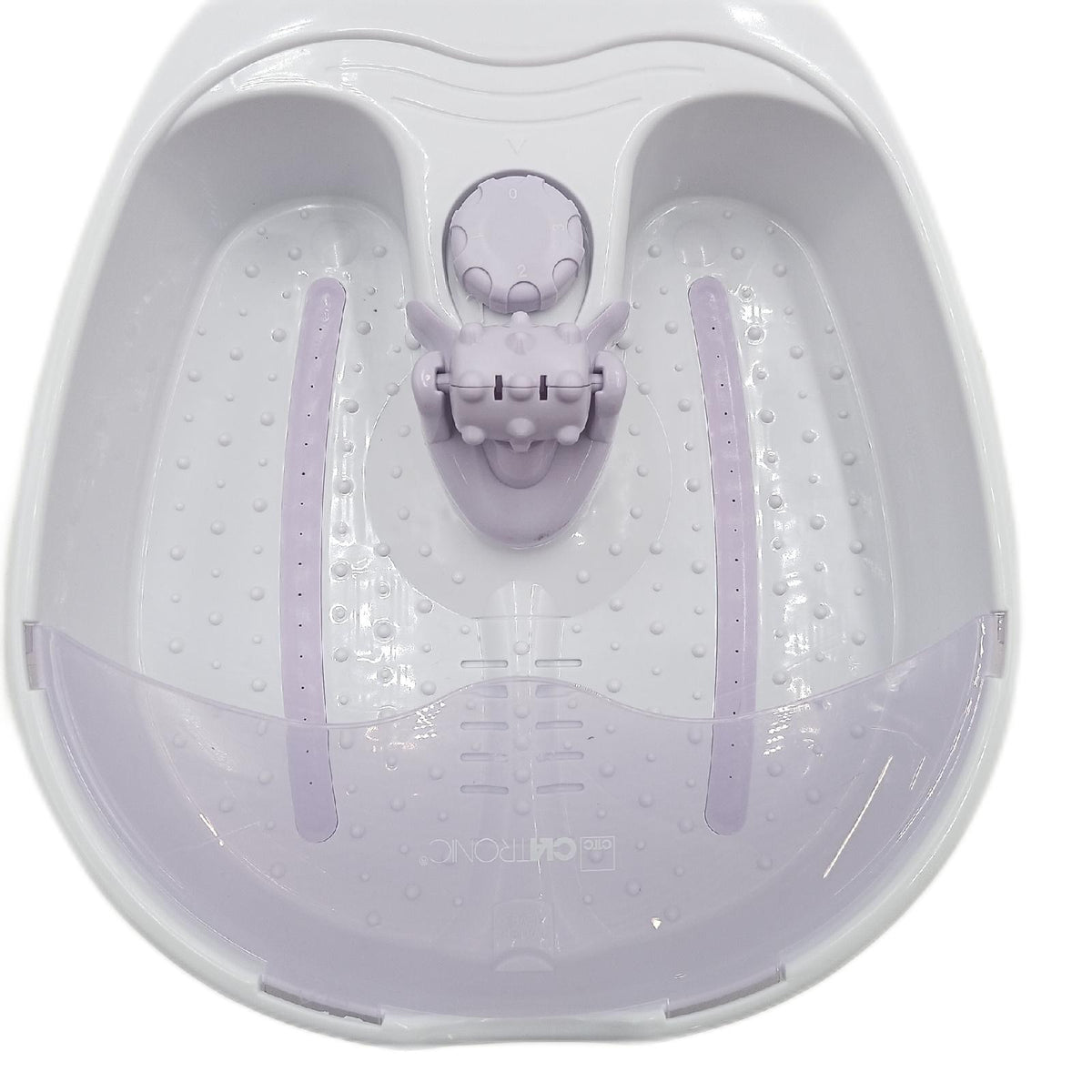 Clatronic Fussbad mit intensivem Whirleffekt Massagefunktion Massagerolle 4 Stufen Schalter