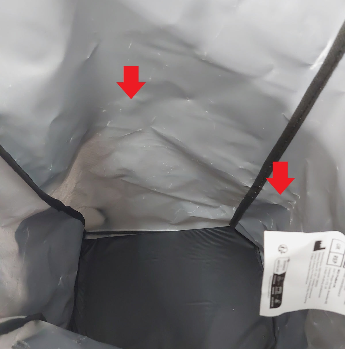 Einkaufstrolley Klappbar Aluminium 58L Wasserdicht Spritzschutz Rad fehlt