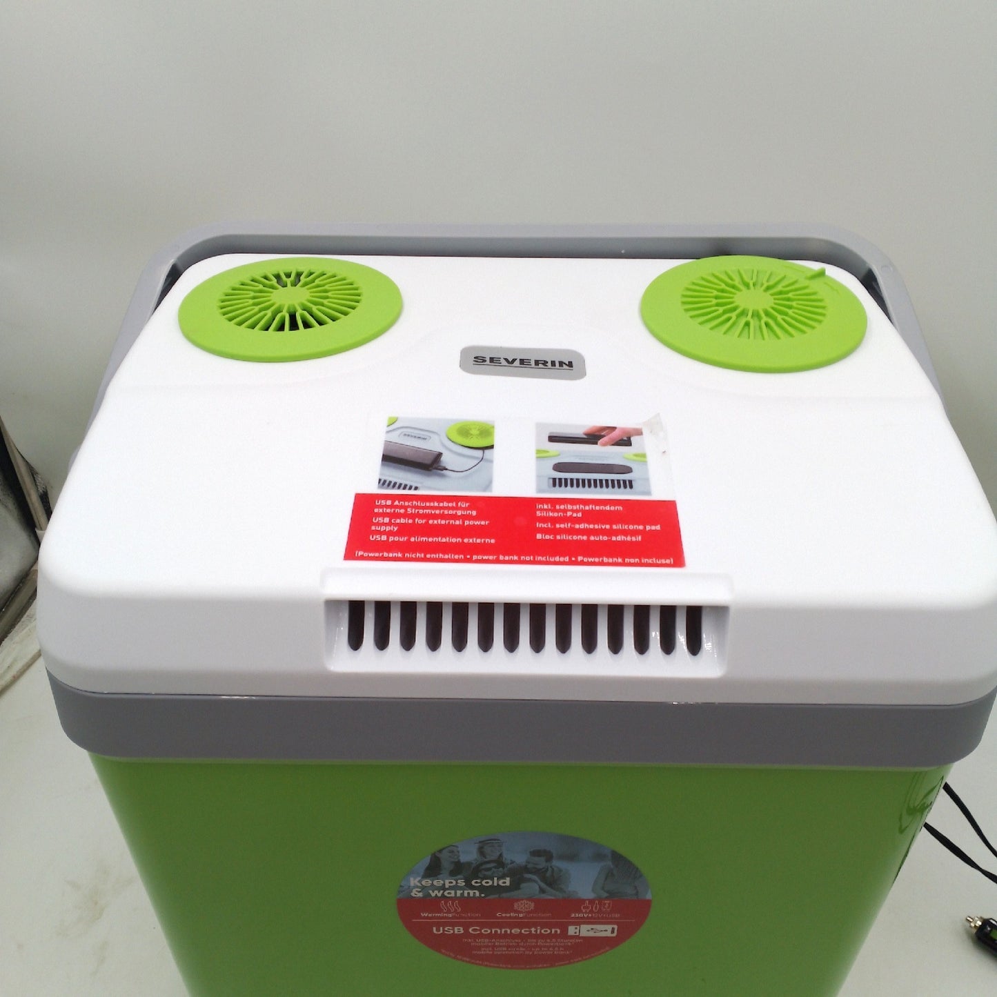 Severin Elektrische Kühlbox Kühlgeräte KB 2923 Warmhaltefunktion Mobil und