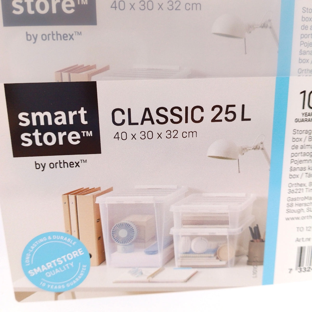 SmartStore 25L Aufbewahrungsboxen Plastik 6er Alle Deckel Gebrochen