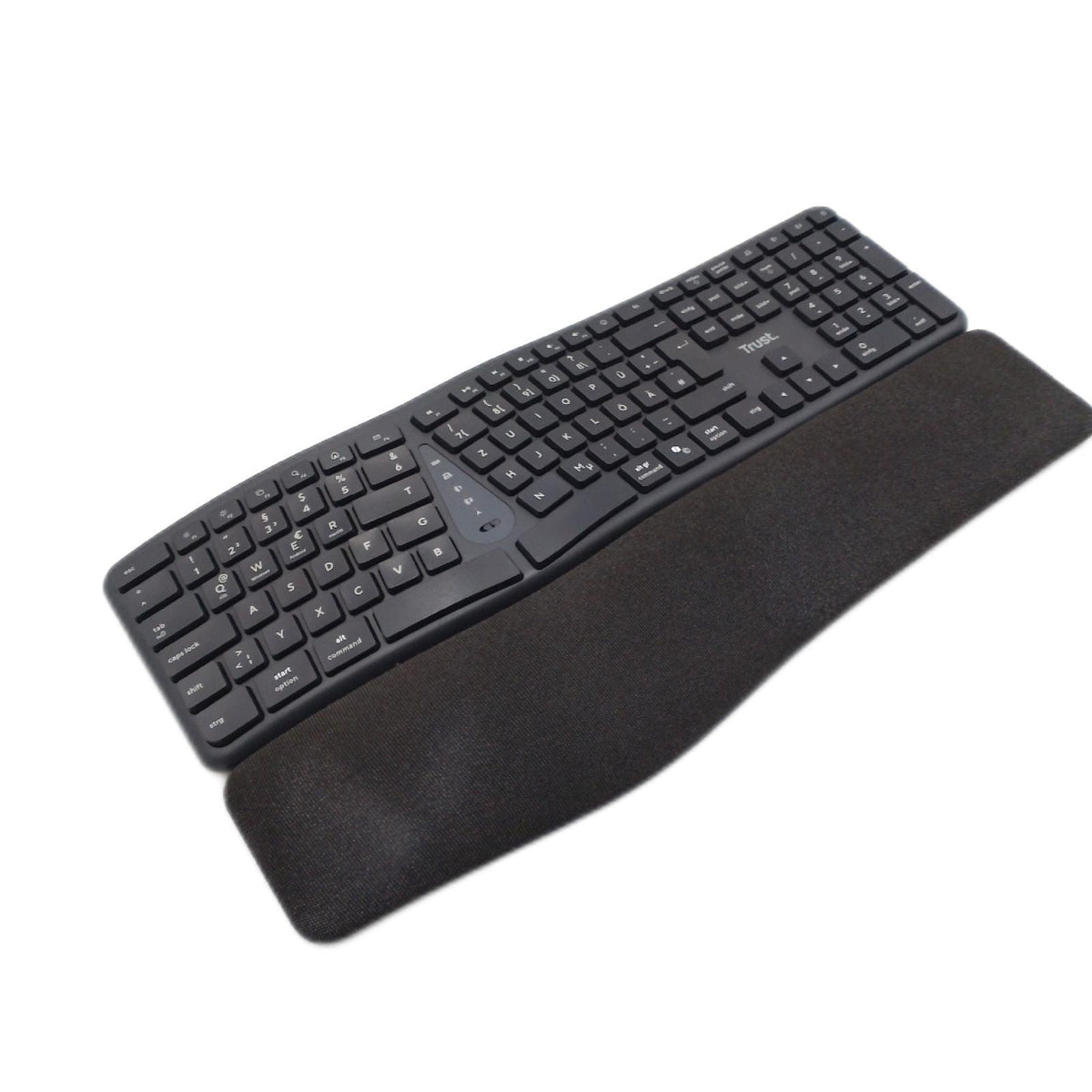Trust Arvia Leise Ergonomische Kabellose Tastatur QWERTZ Ohne Dongle