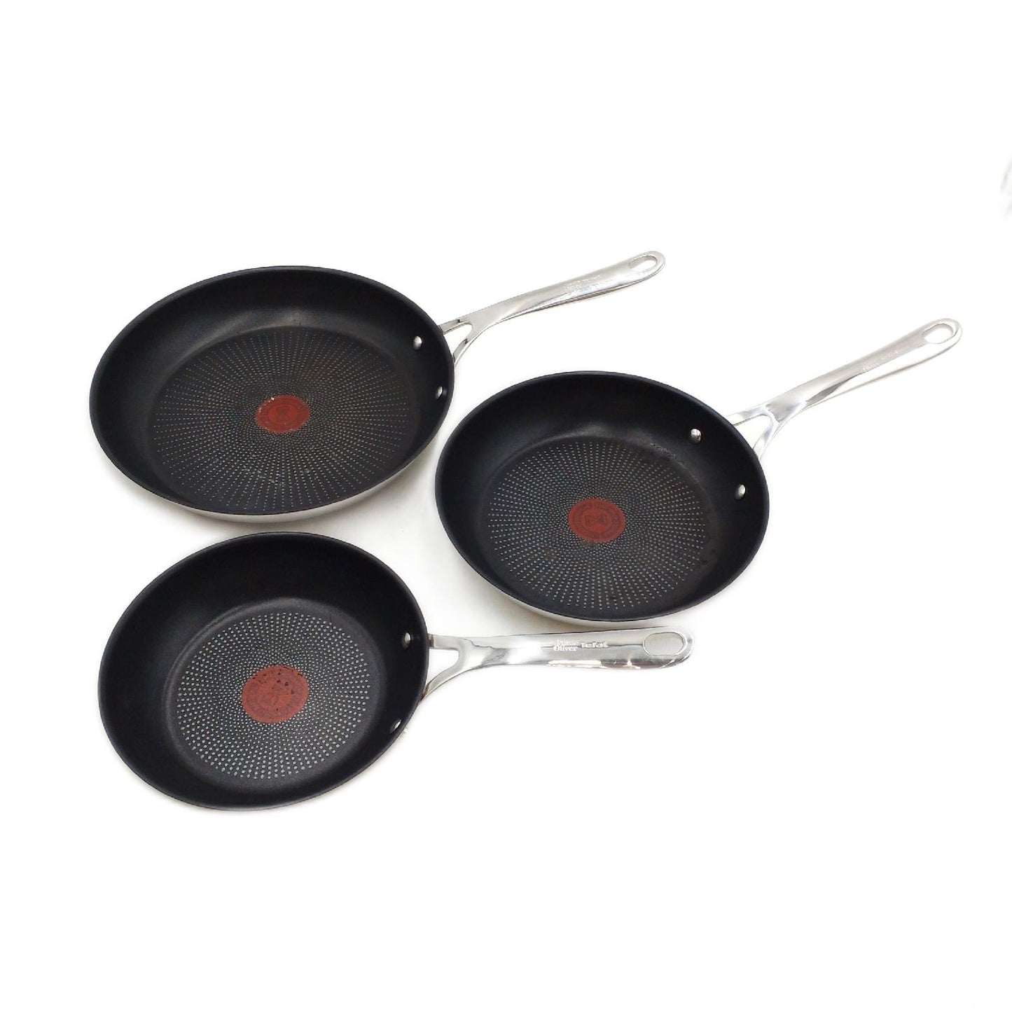 Tefal Pfannenset Kochgeschirr Jamie Oliver 20 24 28 cm Edelstahl