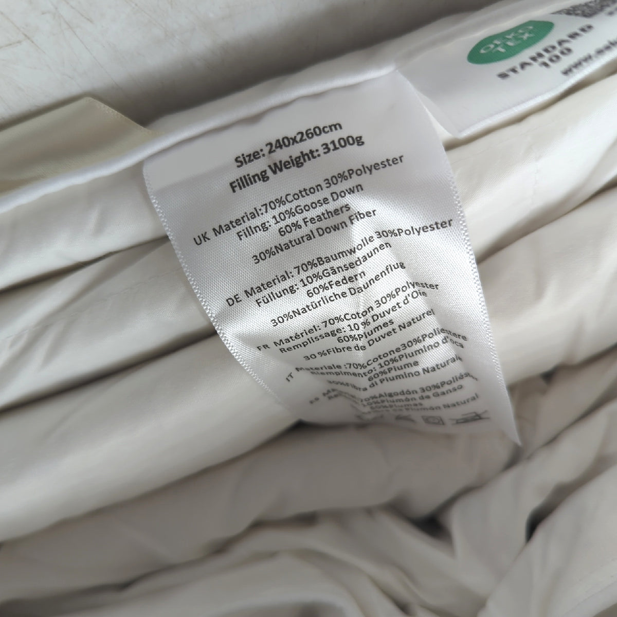 Homyrium Bettdecke Bettwaren Daunendecke 240x260 Winter Bettdecke