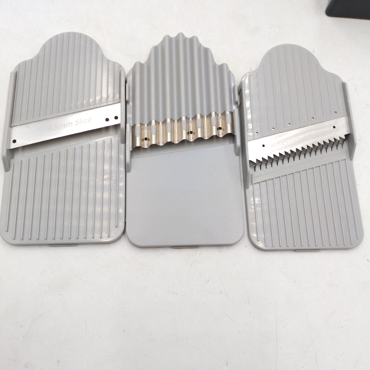 AMZCHEF Gemüseschneider Küchenmaschine 5 in 1 Waffeln Pommes