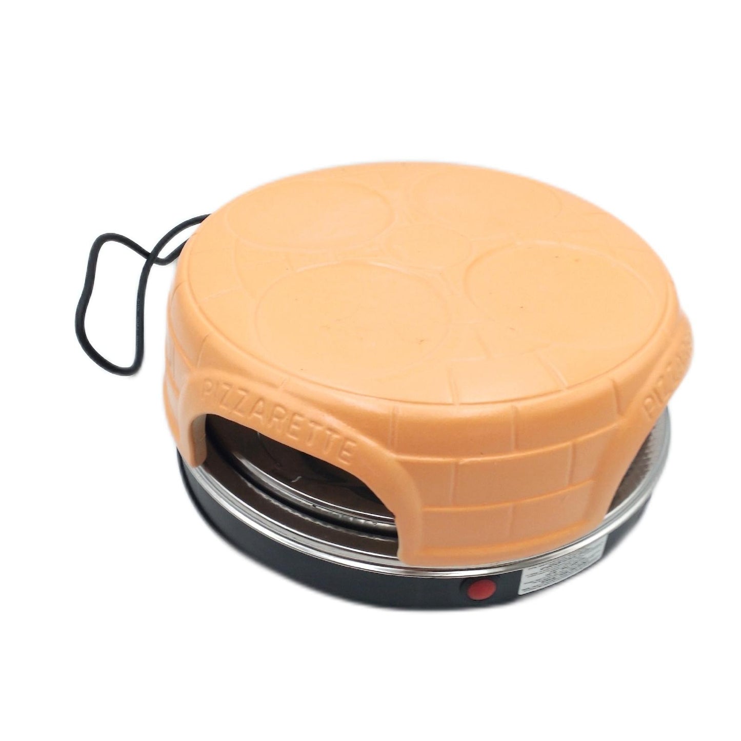 Emerio Pizzaofen Küchengerät Pizzarette Original Handgemacht Terracotta Tonhaube