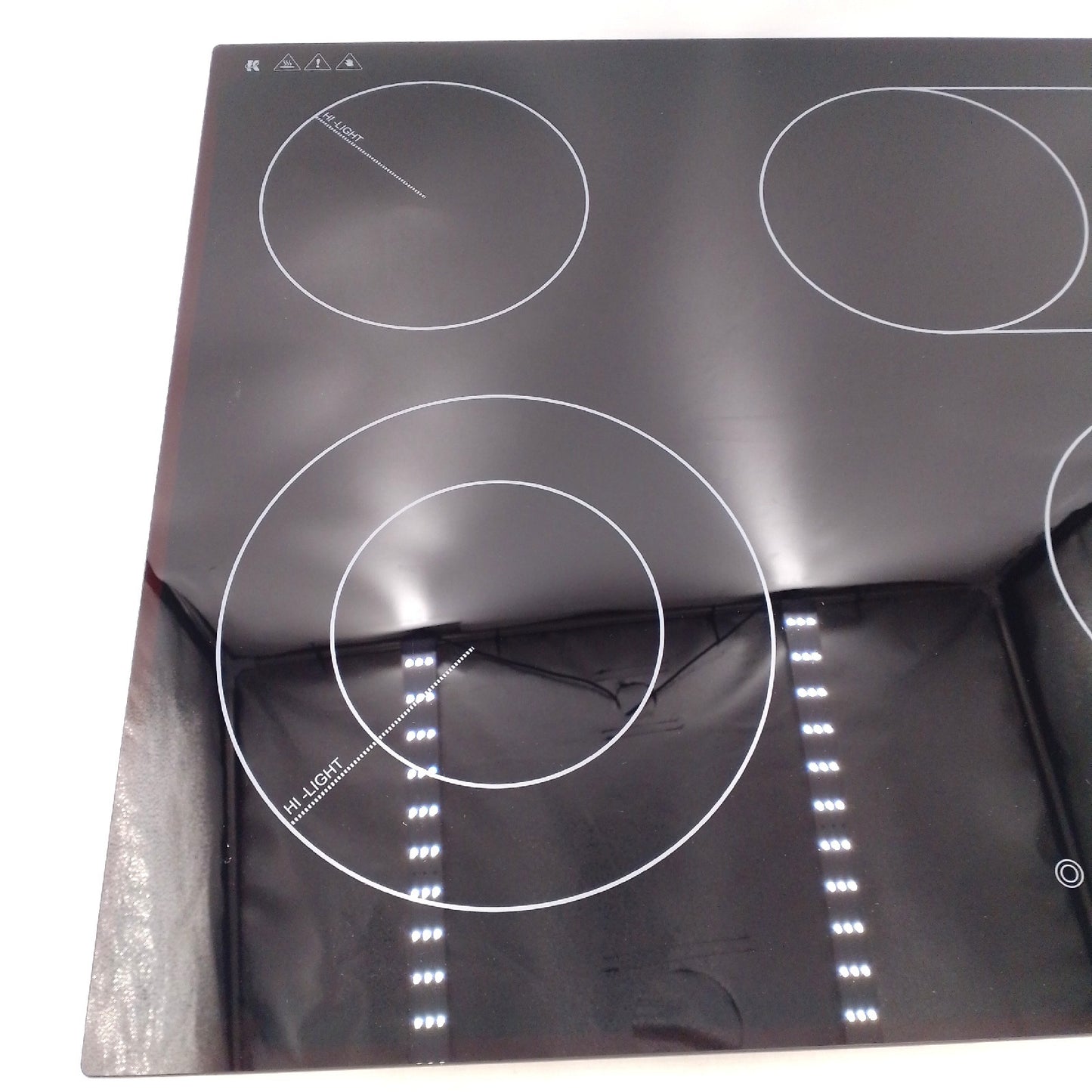 Karinear Glaskeramikkochfeld Kochfeld Küche 4 Platten Autark Doppelter Cooking