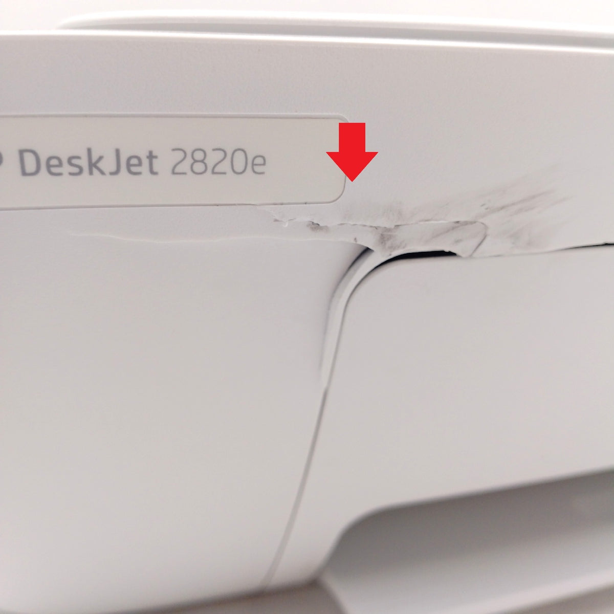 Hp Deskjet 2820E Multifunktionsdrucker unvollständig ohne Tintenpatron