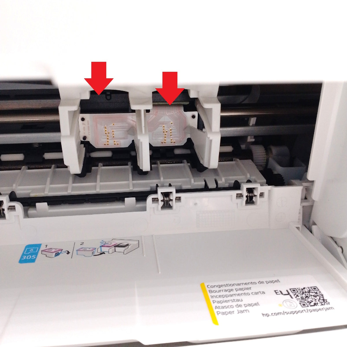 Hp Deskjet 2820E Multifunktionsdrucker unvollständig ohne Tintenpatron