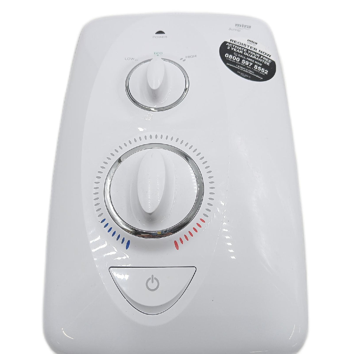 Mira Elektrische Dusche Jump 11788012 10800 W Chrom Duschgerät Wassererhitzer