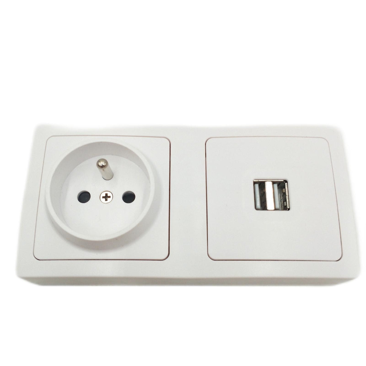 Standardsteckdose Schalter Elektroinstallation Zubehör für Haus Ein Ein Aus Flachsteckdose Installation