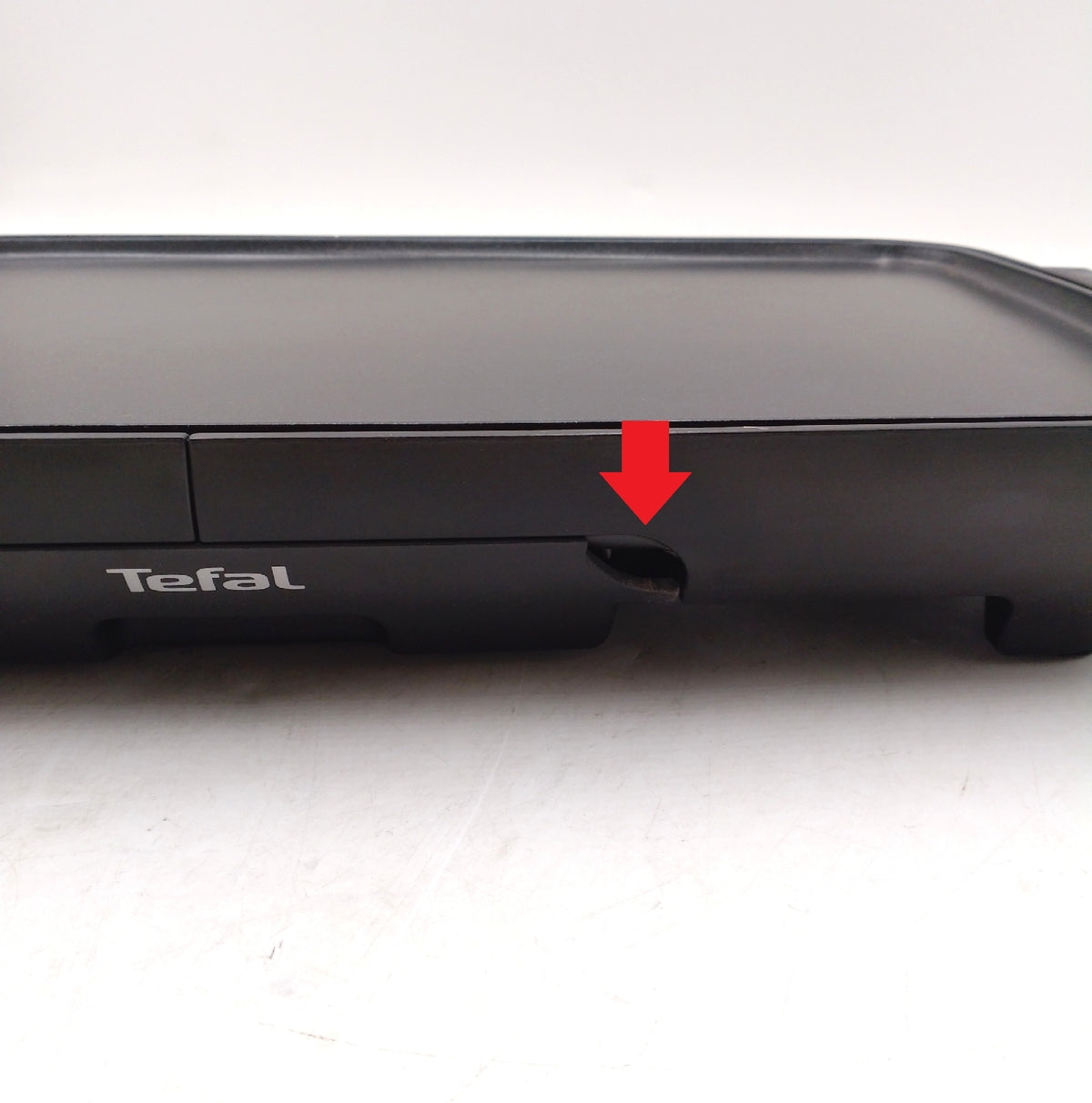 Tefal CB501812 Plancha Elektrischer Tischgrill 2000 W extra große Grillfläche Antihaftbeschichtung Thermostat schwarz