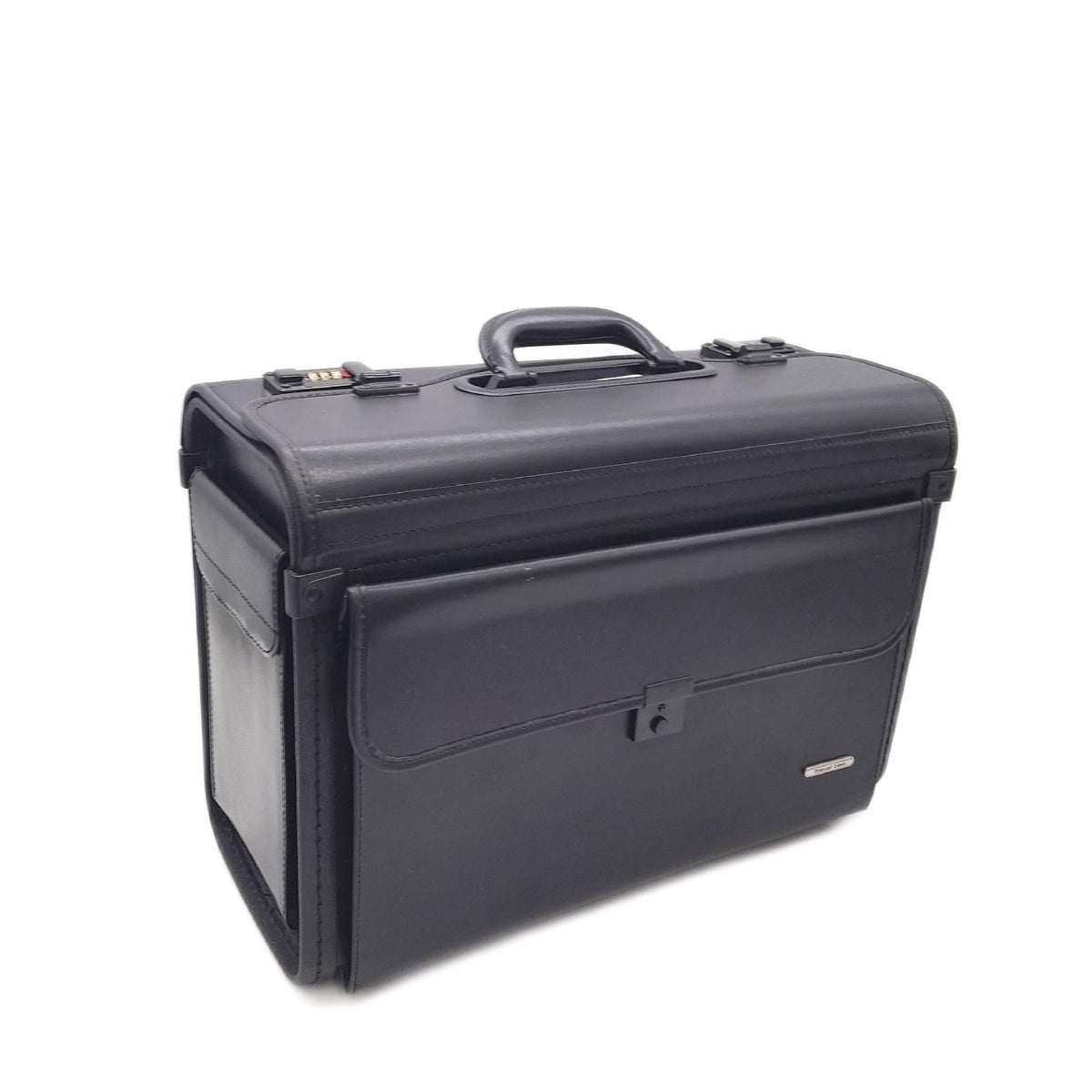 Alassio 45028 Pilotenkoffer Genova Lederimitat strapazierfaehig ca 46 x 35 cm gebraucht