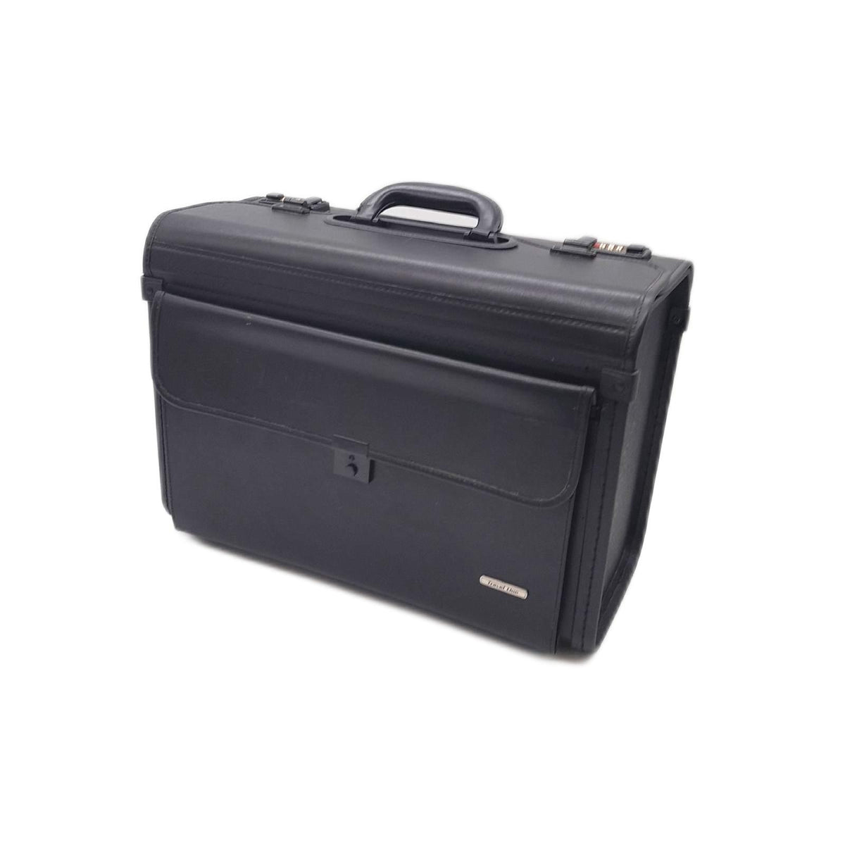 Alassio 45028 Pilotenkoffer Genova Lederimitat strapazierfaehig ca 46 x 35 cm gebraucht
