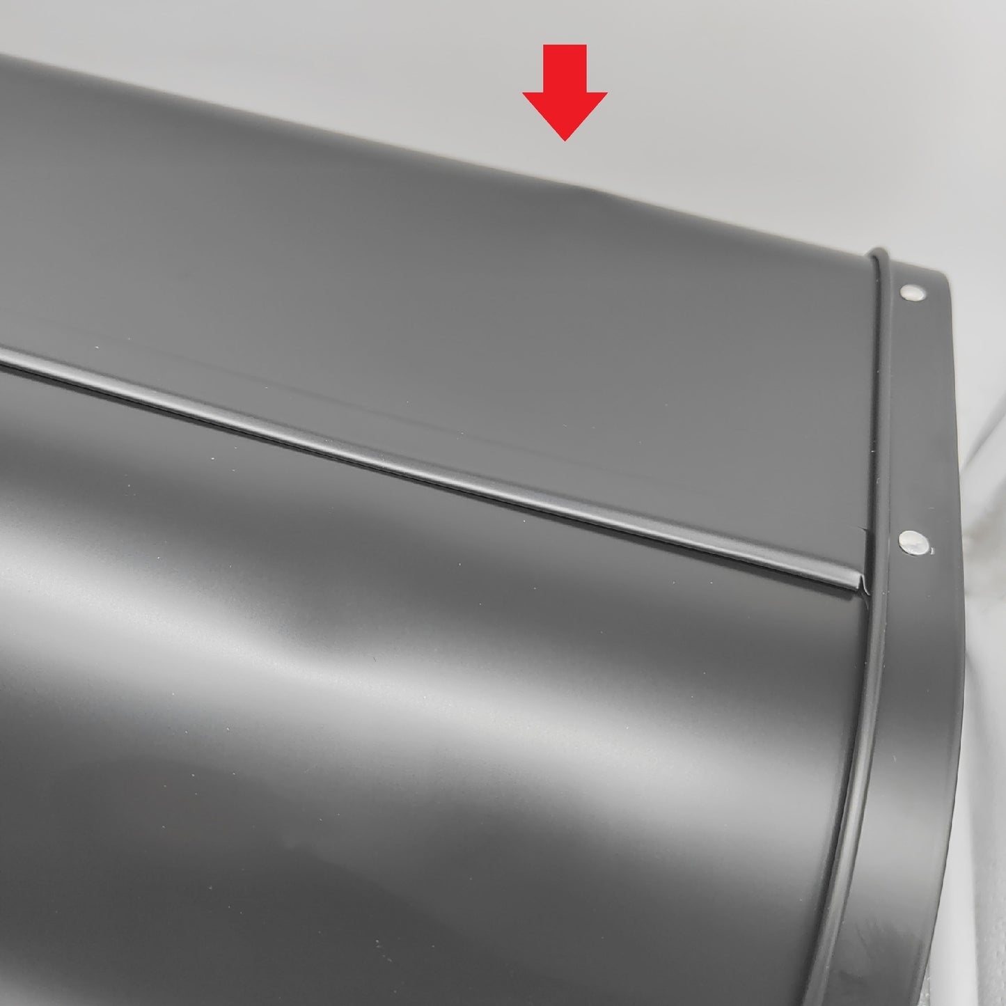 Brabantia Roll Top Brot Box groß Delle siehe Fotos Transportschaden