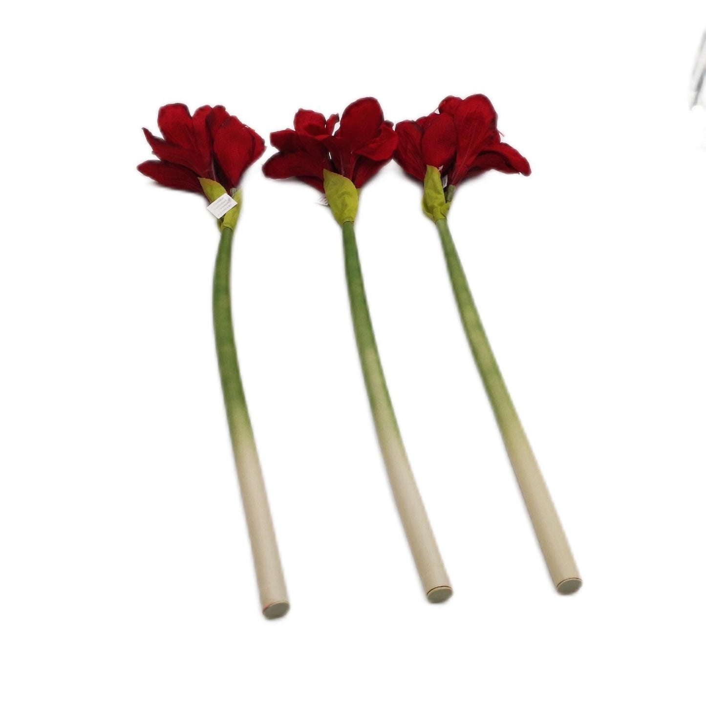Flair Kunststielblume Deko Amaryllis naturgetreue Blüte Wohnaccess