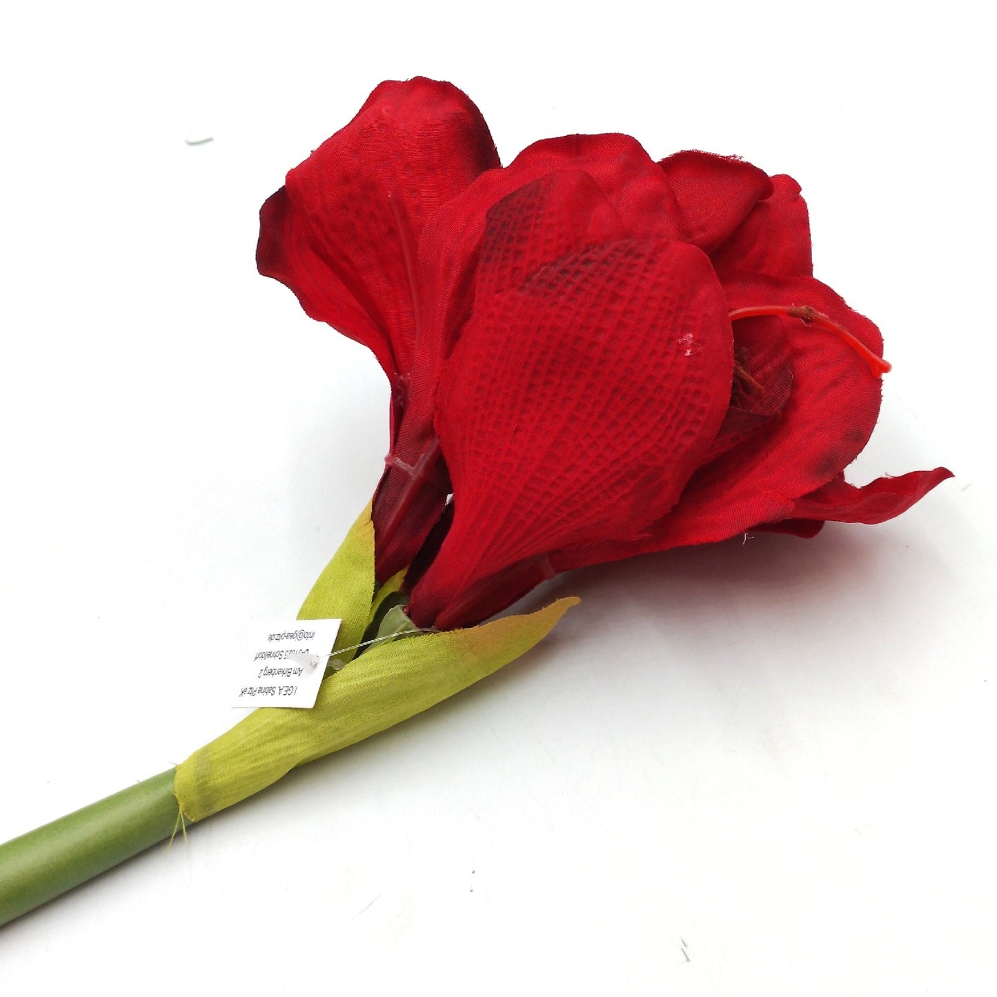 Flair Kunststielblume Deko Amaryllis naturgetreue Blüte Wohnaccess