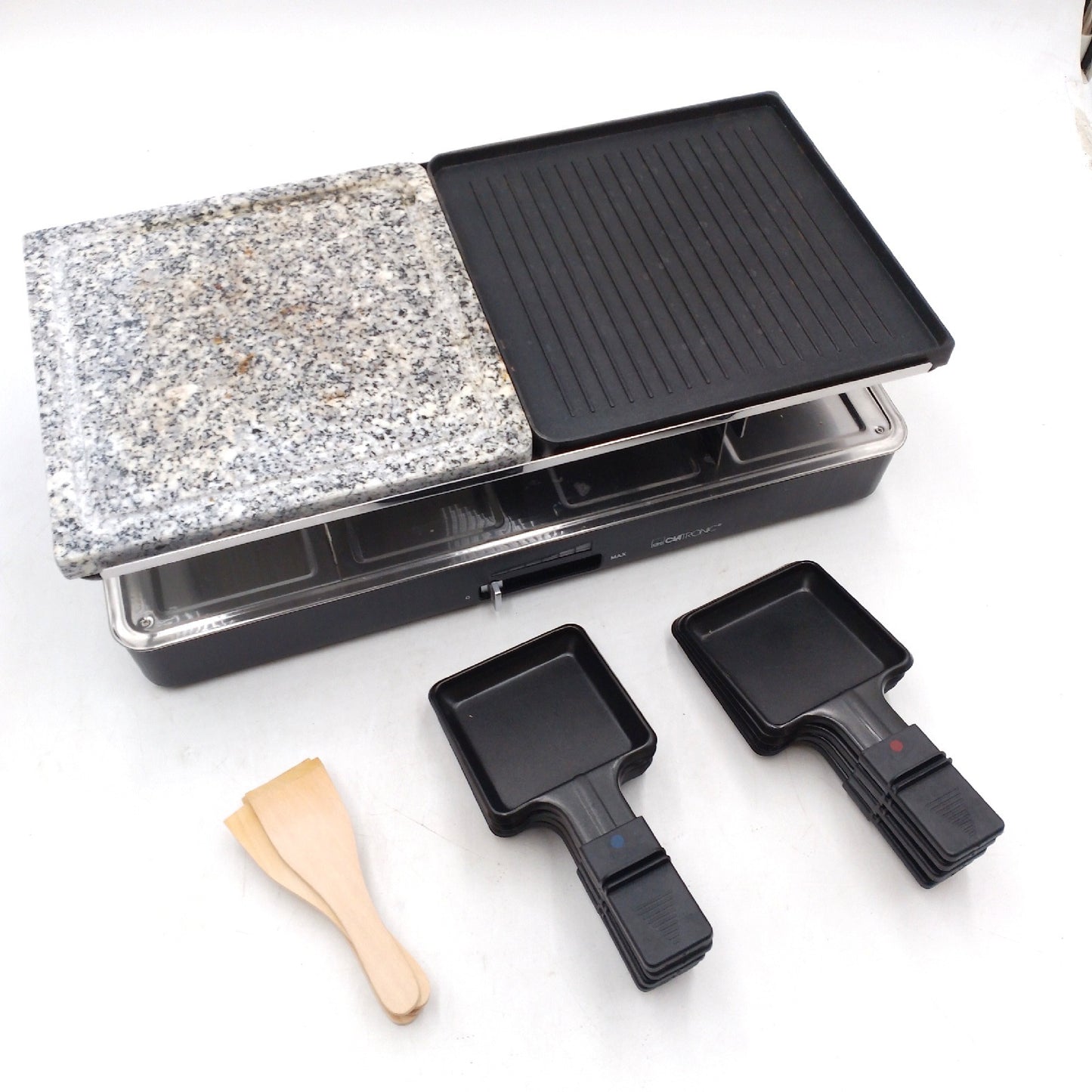 Clatronic Grillplatte Zubehör Küche Raclette Grill für vielseitiges Kochen