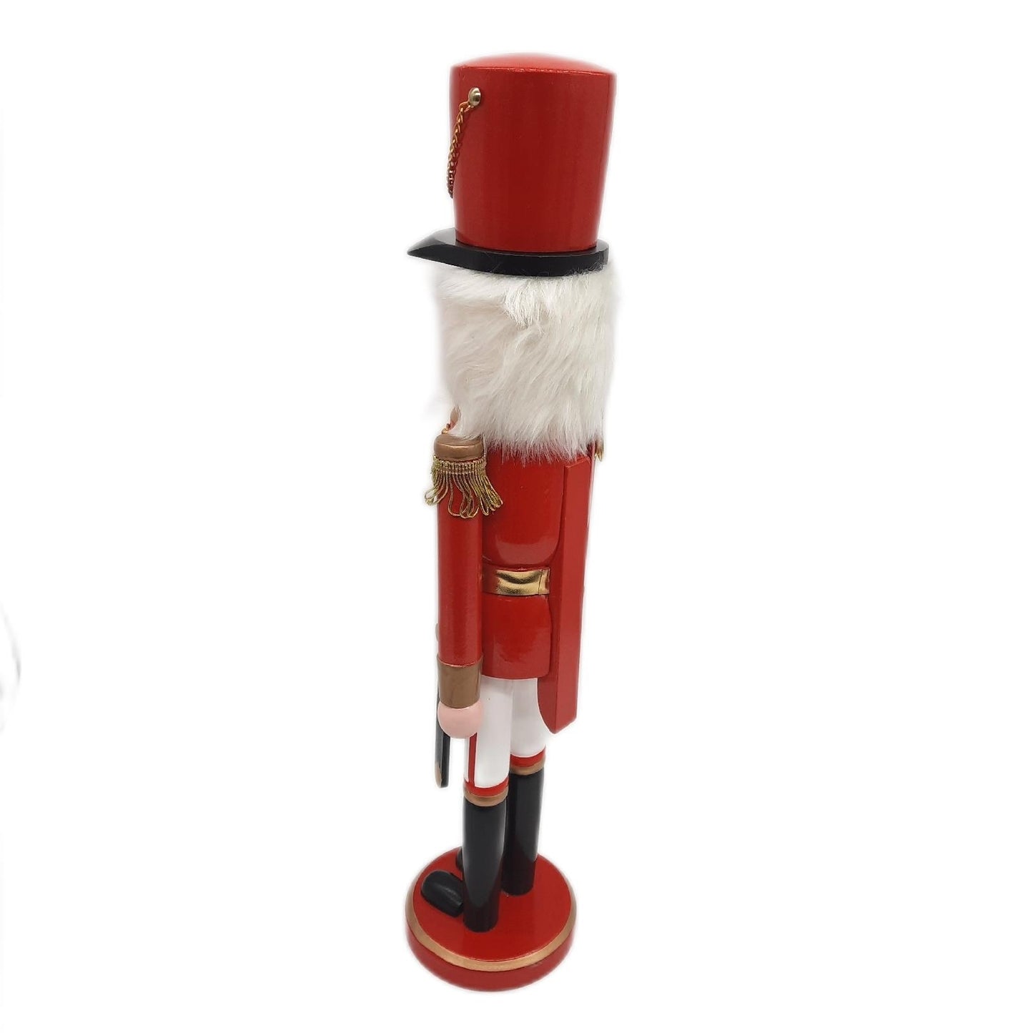 Dekoheld Nussknacker Figur Weihnachtsdekoration Soldat Rot Metallic Klassisch