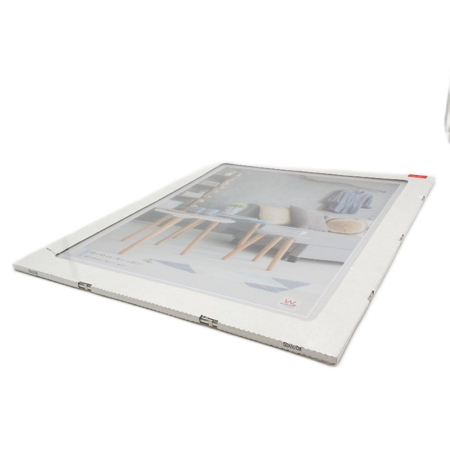Walther Bilderrahmen Rahmenlose Bildhalter Antireflexglas 50 x 60 cm Modern