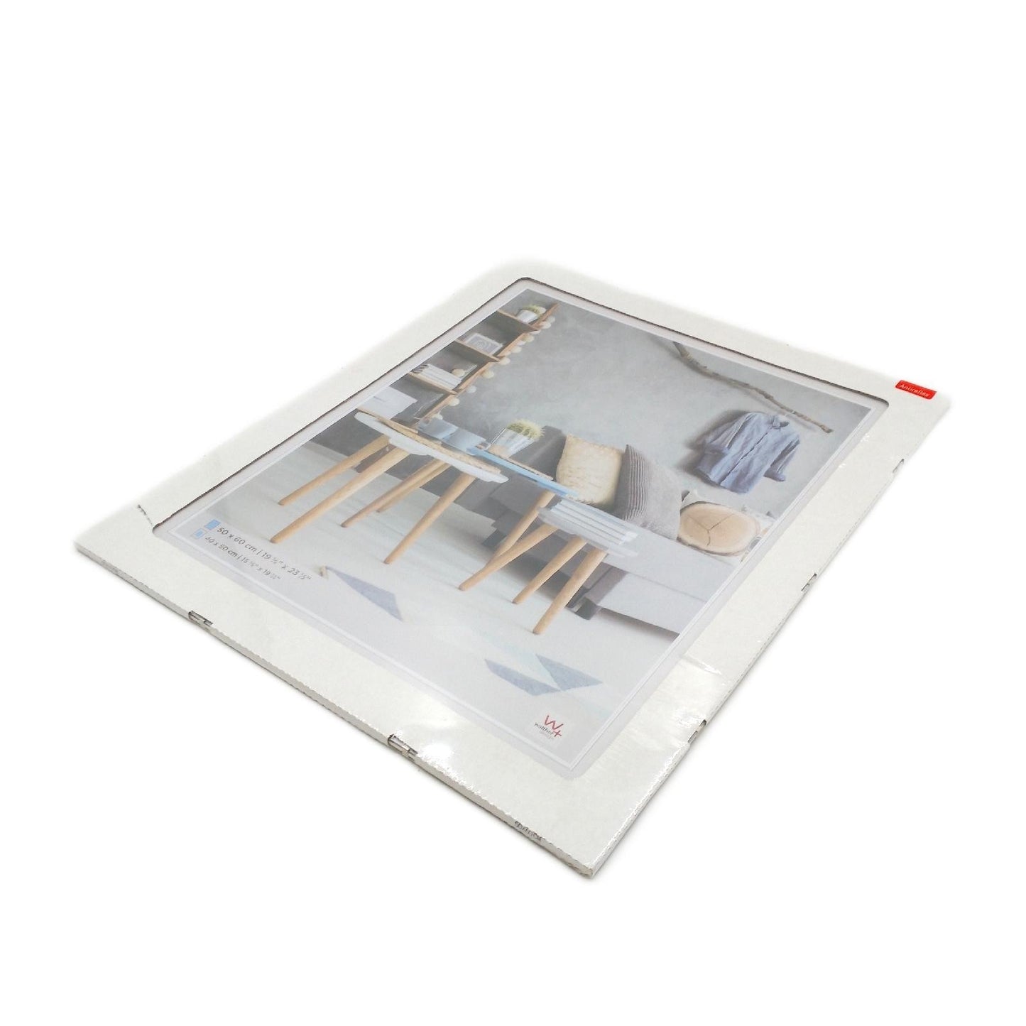 Walther Bilderrahmen Rahmenlose Bildhalter Antireflexglas 50 x 60 cm Modern