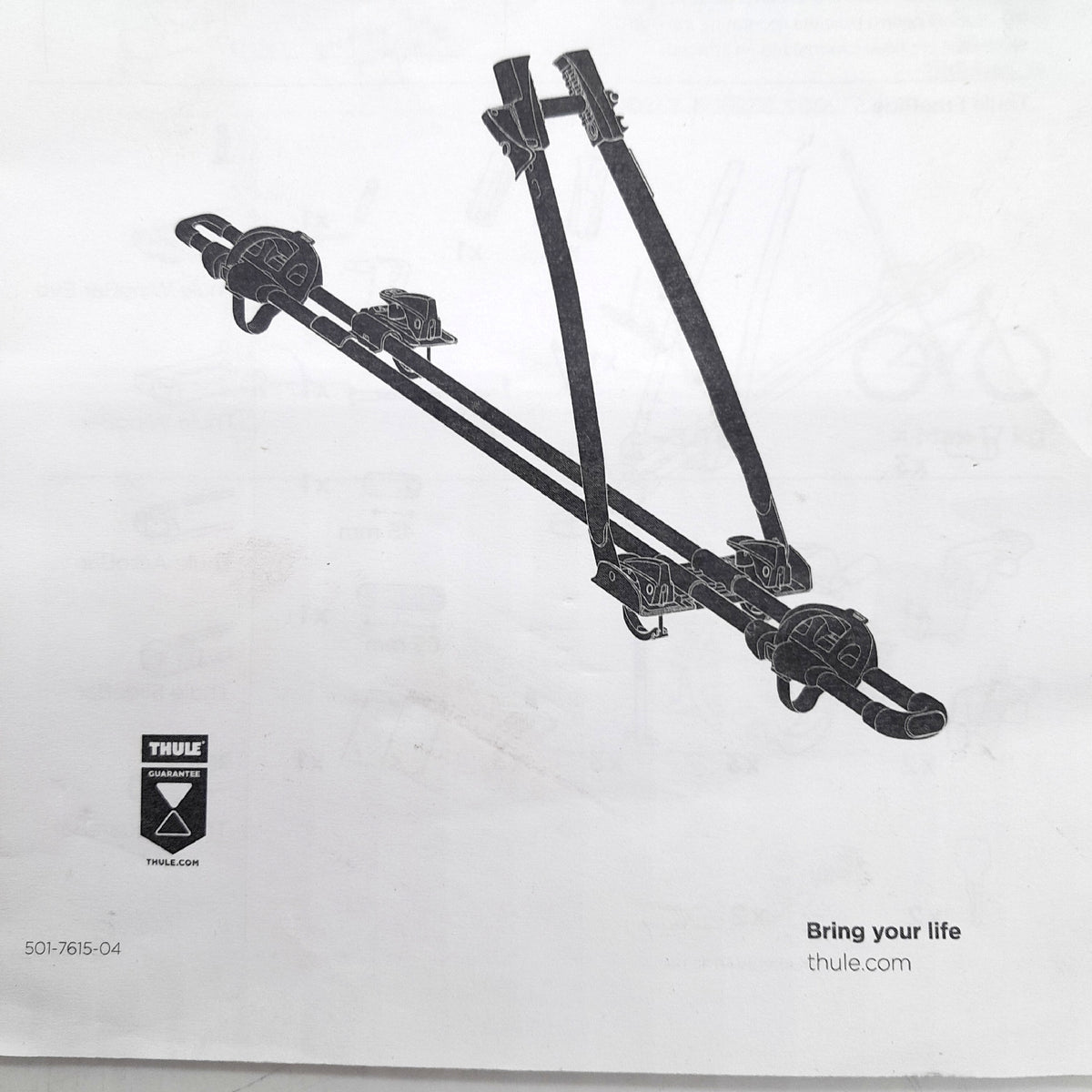 Thule Dachfahrradträger Fahrradträger Dachmontage 532 FreeRide sicher