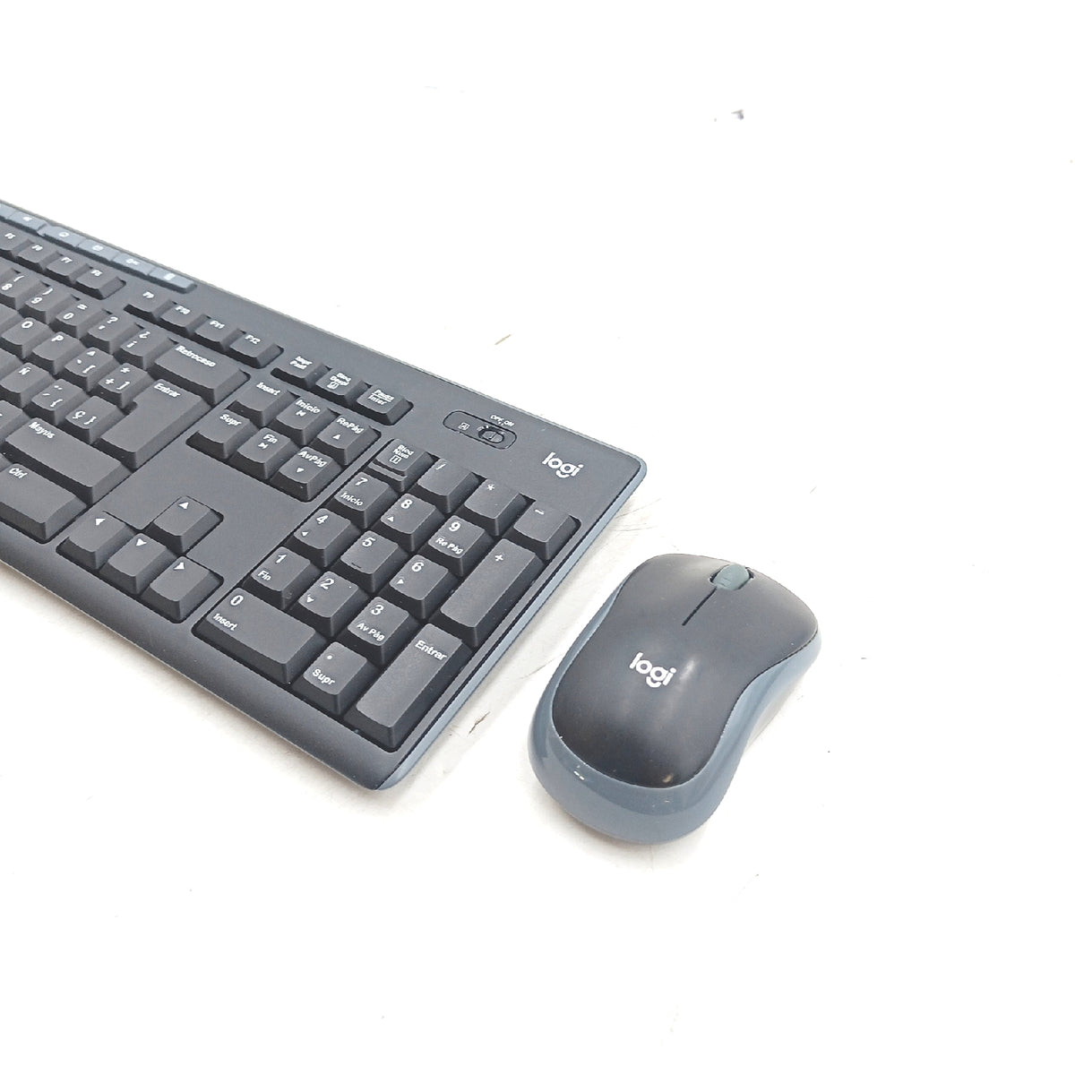Logitech MK270 QWERTY Espana Combo Tastatur und drahtlose Maus für Windows, 2,4 GHz-Anschluss