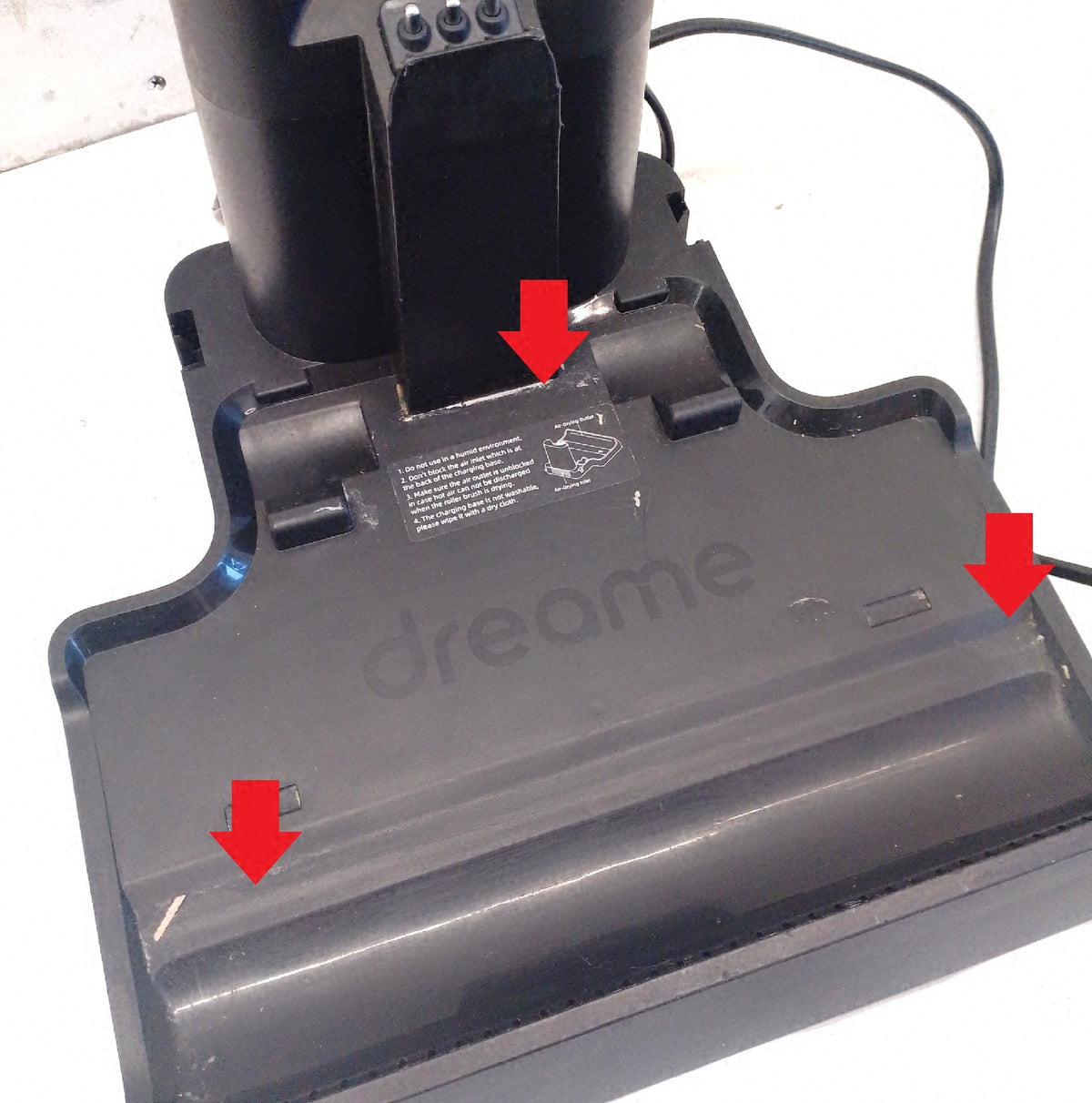 Dreame H12 Pro Akku Nass Trockenstaubsauger Fehlermeldung E3
