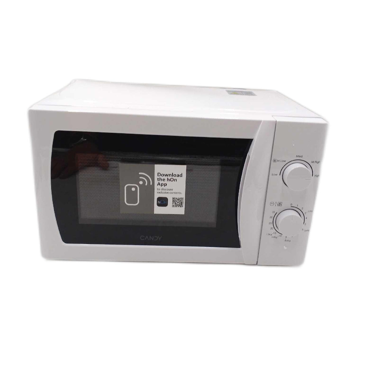 Candy Mikrowelle Haushalt CMW20SMW 700 Watt 20 Liter Auftaufunktion Plateau