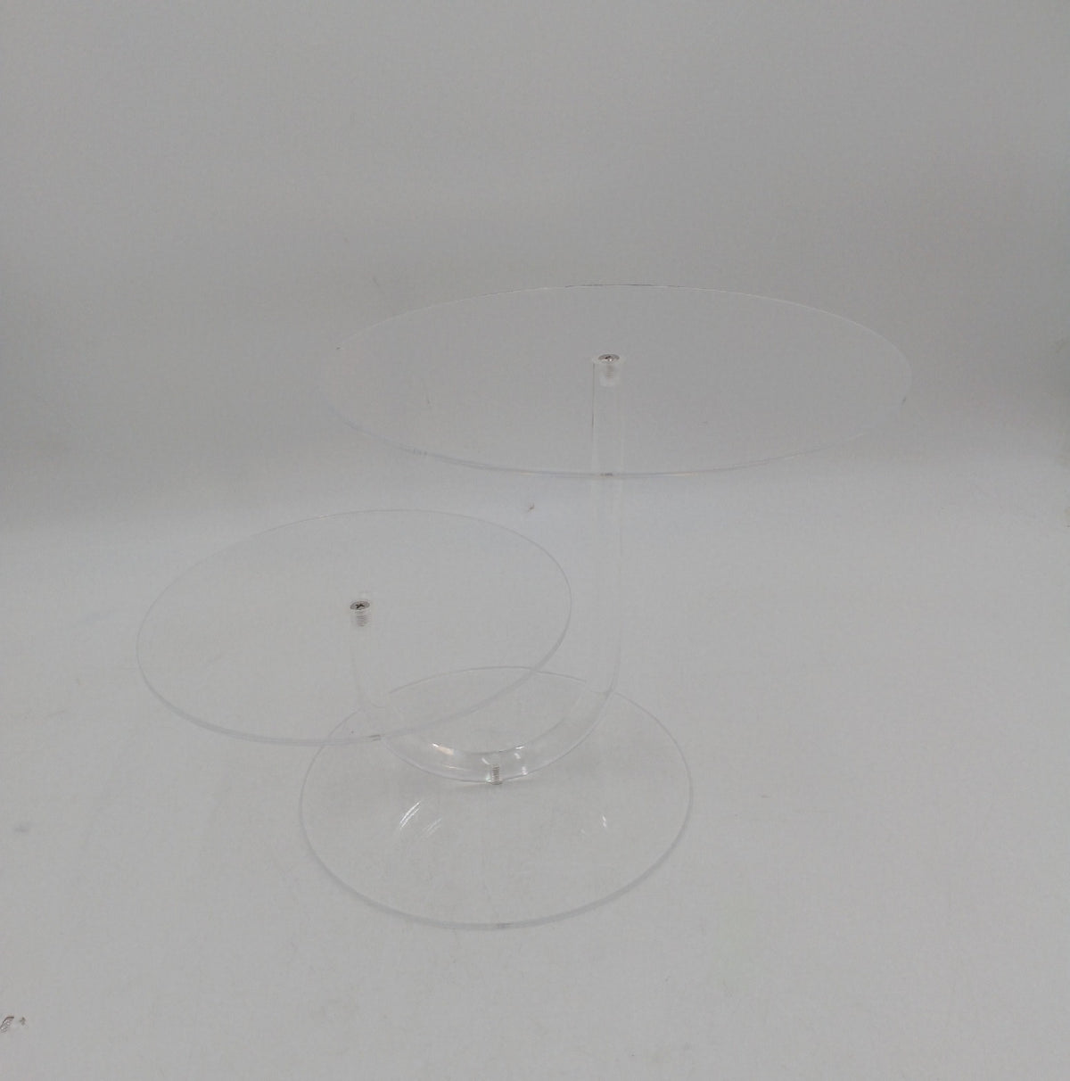 Präsentationsständer Kuchen aus hochwertigem Acryl in 2 Etagen Etagere für Torten Cupcakes
