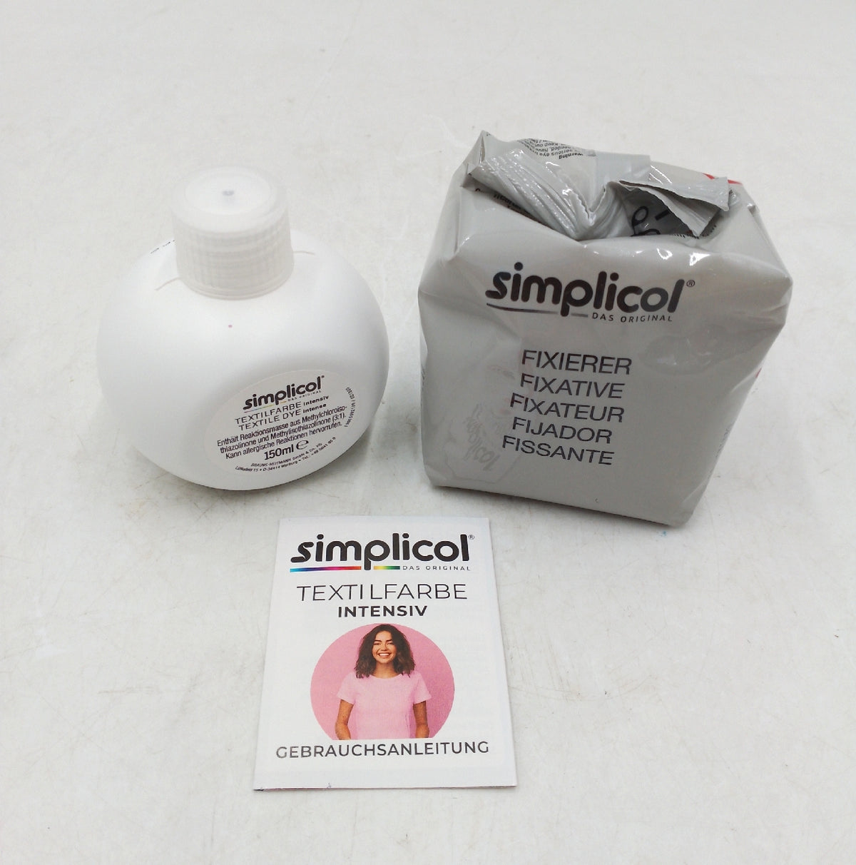 simplicol Textilfarbe intensiv SinnlicheBeere 1er Pack Textilfarbe für Stoffe und Textilien