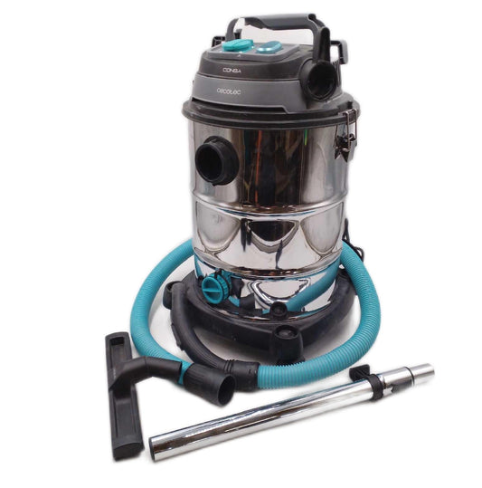 Cecotec Staubsauger für feste Stoffe und Flüssigkeiten 30L Conga 1600W mit Zubehörkit und Steckdose