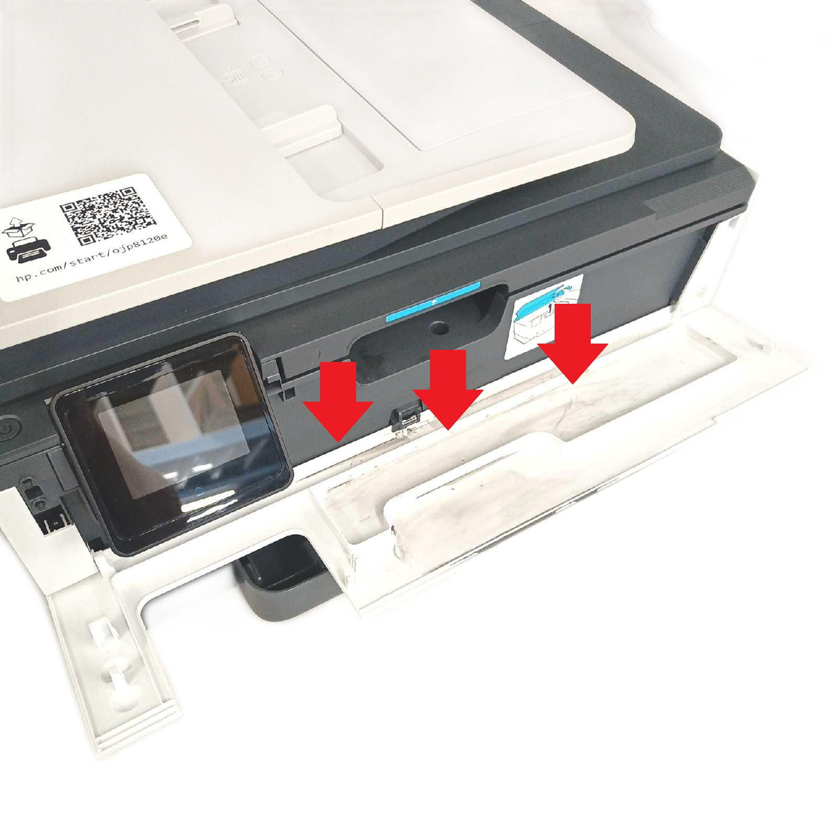 HP OfficeJet Pro 8122e Multifunktionsdrucker 3 Monate gratis drucken Instant Ink inklusive Drucker Scanner Kopierer Fax WLAN LAN Duplex ePrint Airprint Basalt